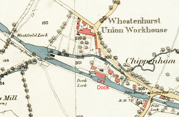 OS Map c1880 (National Library of Scotland)  Larger Map