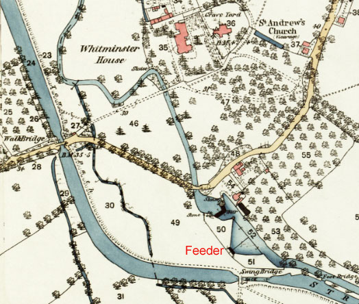 OS Map c1880 (National Library of Scotland) Larger map