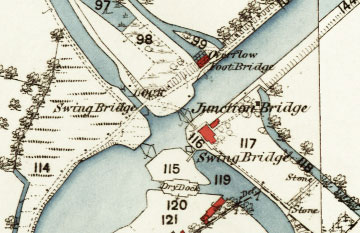 OS Map c1880 (National Library of Scotland) Larger Map